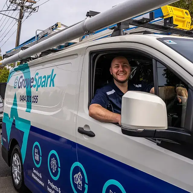 Grove Spark team truck