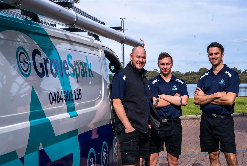 Grove Spark team truck